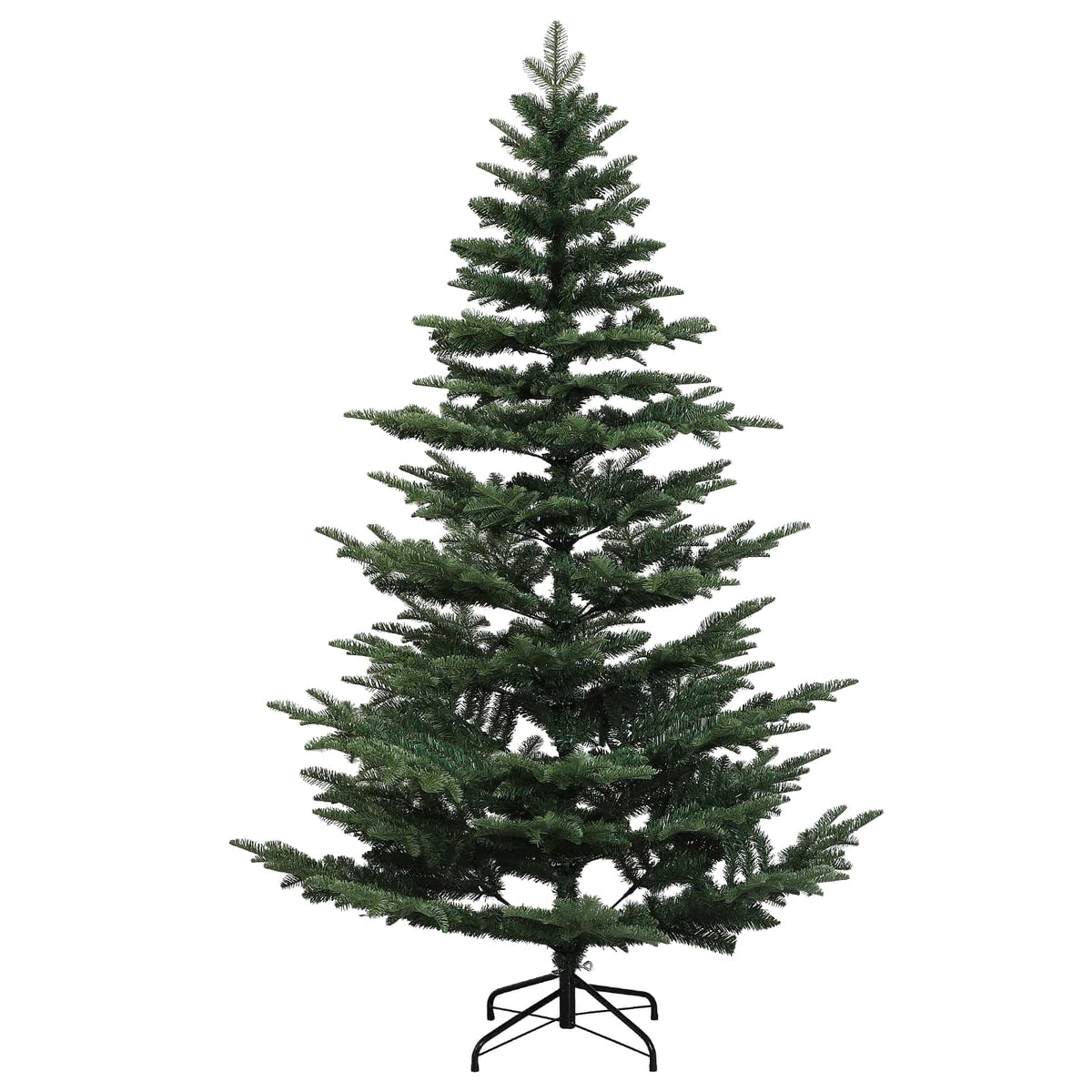 vidaXL Artificial Hinged Christmas Tree 240 cm 300 LEDs Warm White 5