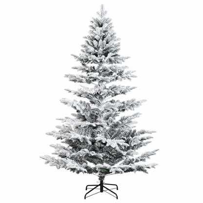 vidaXL Artificial Hinged Christmas Tree 240 cm 300 LEDs Warm White 5