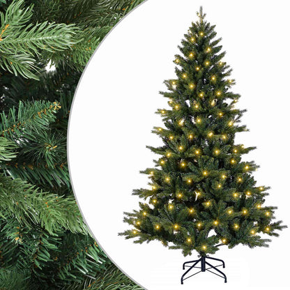Artificial Christmas Tree with Bauble 300 LEDs Height 240 cm with LEDs