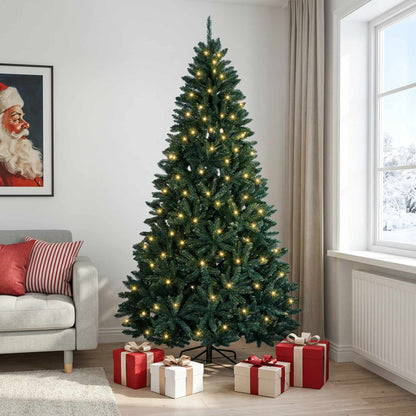 Artificial Christmas Tree with Bauble 300 cm Dark green Ø 138 x 300 cm with 300 LEDs