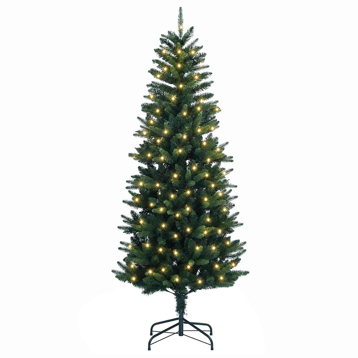 Artificial Christmas Tree with Bauble 300 LEDs Green 240 cm with LEDs