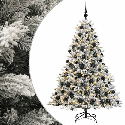 vidaXL Artificial Christmas Tree with Bauble 210 cm 300 LEDs 2