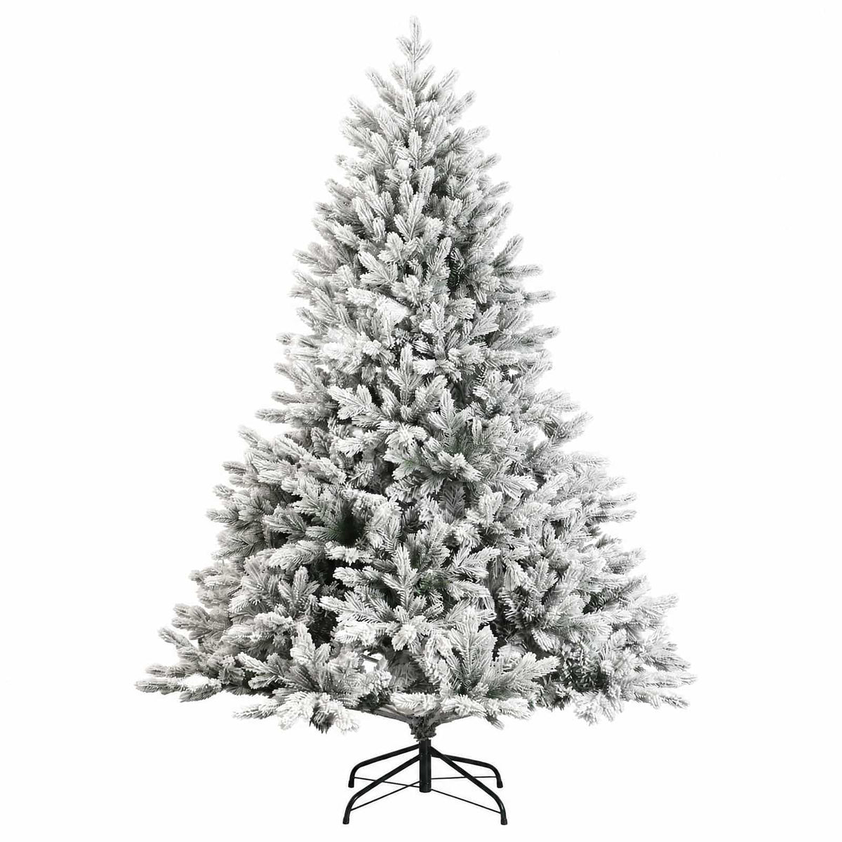 vidaXL Artificial Christmas Tree with Bauble 210 cm 300 LEDs 5