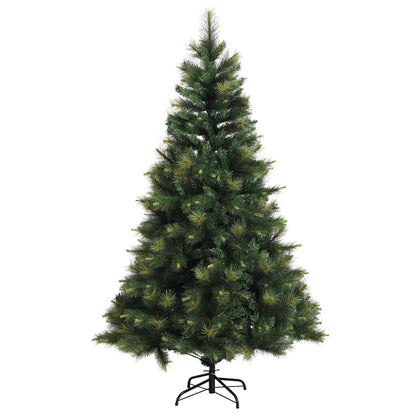 vidaXL Artificial Christmas Tree with Bauble 240 cm 300 LEDs 5