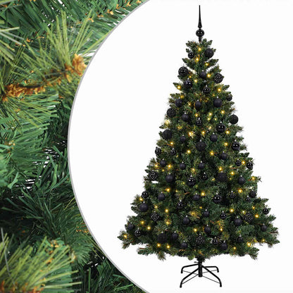 vidaXL Artificial Christmas Tree with Bauble 240 cm 300 LEDs 2
