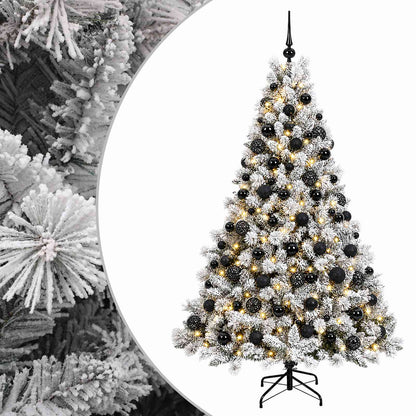 vidaXL Artificial Christmas Tree with Bauble 240 cm 300 LEDs 2