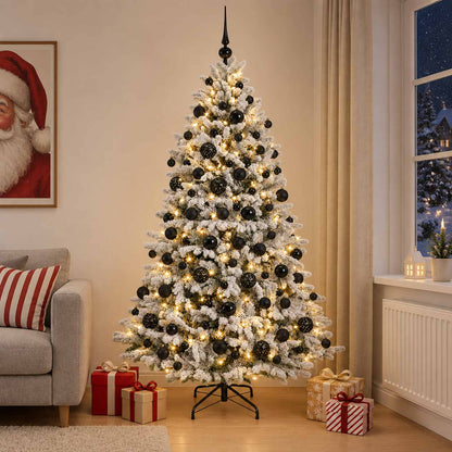 vidaXL Artificial Christmas Tree with Bauble 180 cm 300 LEDs 3