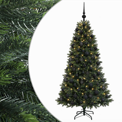 vidaXL Artificial Christmas Tree with Bauble 240 cm 300 LEDs 2