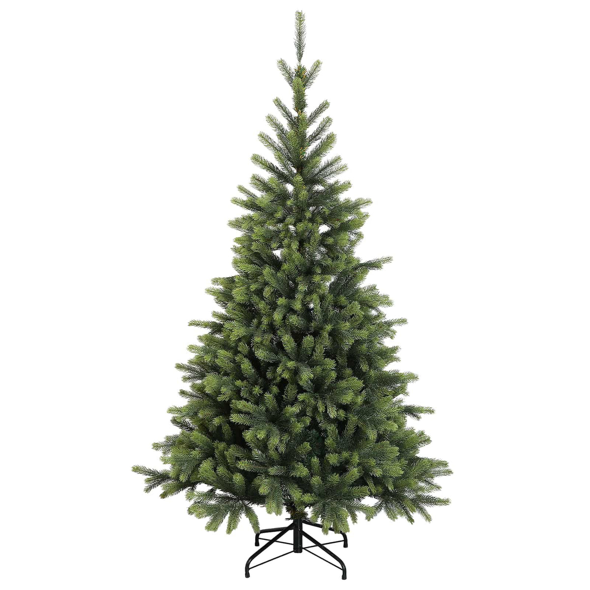 vidaXL Artificial Christmas Tree with Bauble 240 cm 300 LEDs 5