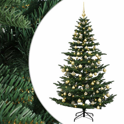 vidaXL Artificial Christmas Tree with Bauble 240 cm 300 LEDs 2