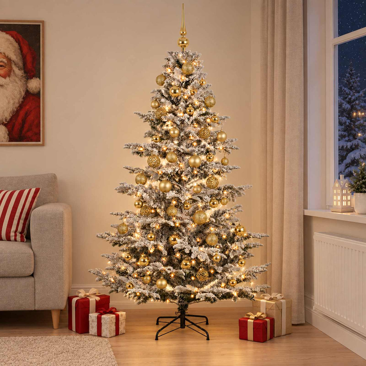 Artificial Christmas Tree Bauble LEDs