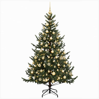 vidaXL Artificial Christmas Tree with Bauble 240 cm 300 LEDs 4