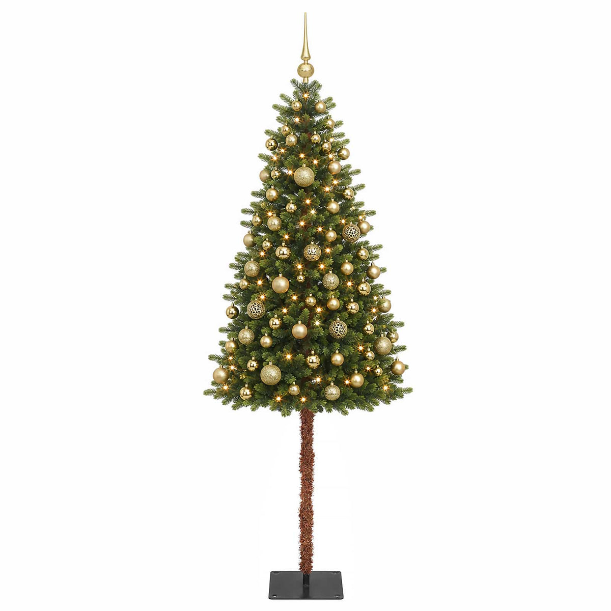 vidaXL Artificial Christmas Tree with Bauble 180 cm 300 LEDs 4