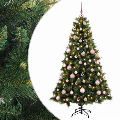 vidaXL Artificial Christmas Tree with Bauble 240 cm 300 LEDs 2