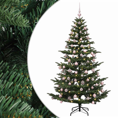 vidaXL Artificial Christmas Tree with Bauble 240 cm 300 LEDs 2