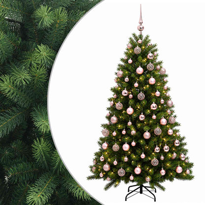 vidaXL Artificial Christmas Tree with Bauble 240 cm 300 LEDs 2