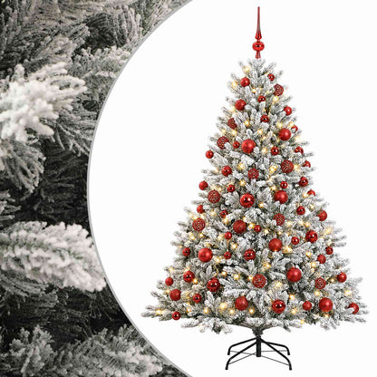 vidaXL Artificial Christmas Tree with Bauble 180 cm 300 LEDs 2