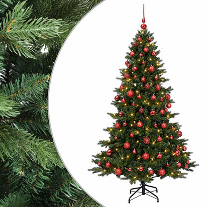 vidaXL Artificial Christmas Tree with Bauble 180 cm 300 LEDs 2