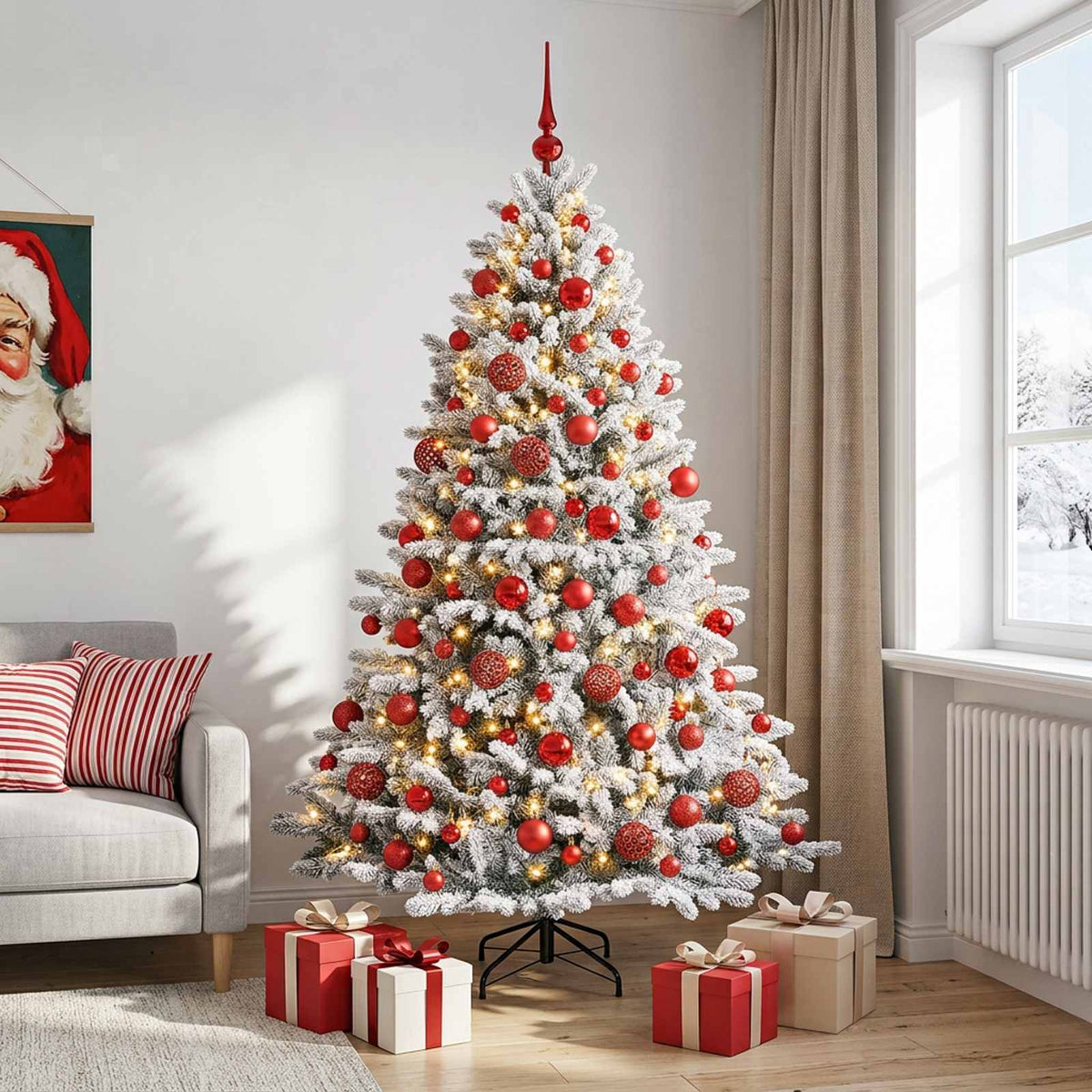 Artificial Christmas Tree Bauble LEDs