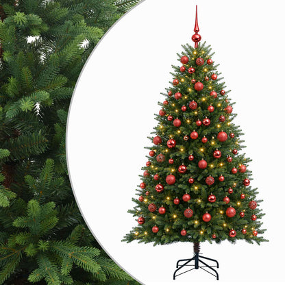 vidaXL Artificial Christmas Tree with Bauble 240 cm 300 LEDs 2