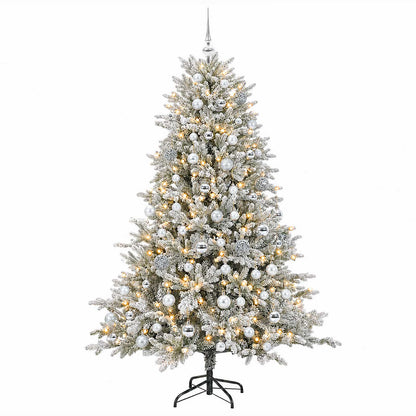 vidaXL Artificial Christmas Tree with Bauble 180 cm 300 LEDs 4