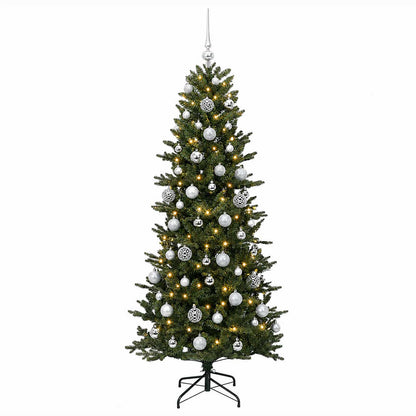 vidaXL Artificial Christmas Tree with Bauble 240 cm 300 LEDs 4