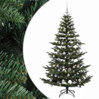 vidaXL Artificial Christmas Tree with Bauble 180 cm 300 LEDs 2