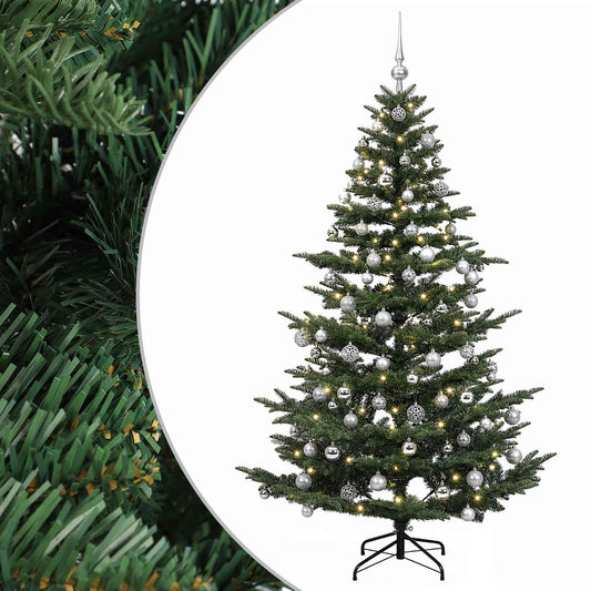 vidaXL Artificial Christmas Tree with Bauble 180 cm 300 LEDs 2