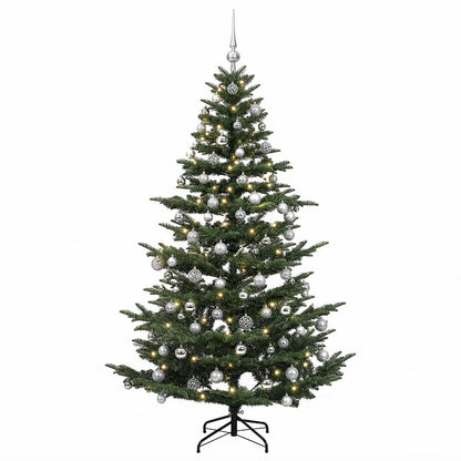 vidaXL Artificial Christmas Tree with Bauble 240 cm 300 LEDs 4