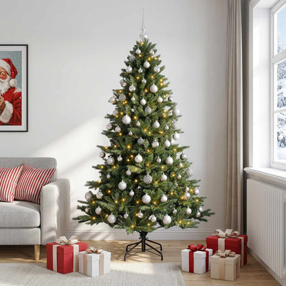 vidaXL Artificial Christmas Tree with Bauble 180 cm 300 LEDs 3