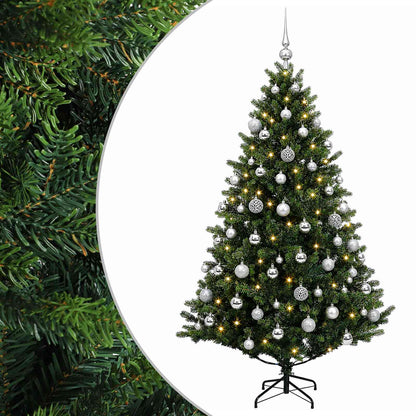 vidaXL Artificial Christmas Tree with Bauble 240 cm 300 LEDs 2
