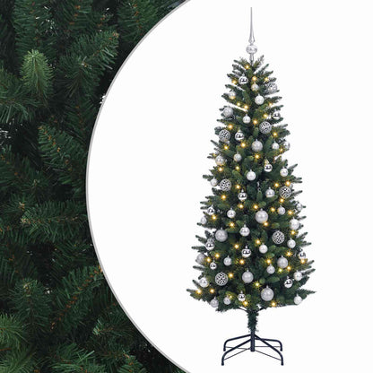 vidaXL Artificial Christmas Tree with Bauble 180 cm 300 LEDs 2