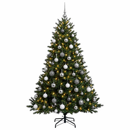 vidaXL Artificial Christmas Tree with Bauble 180 cm 300 LEDs 4