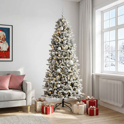 vidaXL Artificial Christmas Tree with Bauble 240 cm 300 LEDs 3