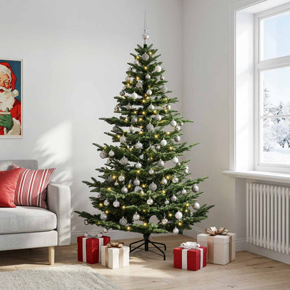 vidaXL Artificial Christmas Tree with Bauble 210 cm 300 LEDs 3