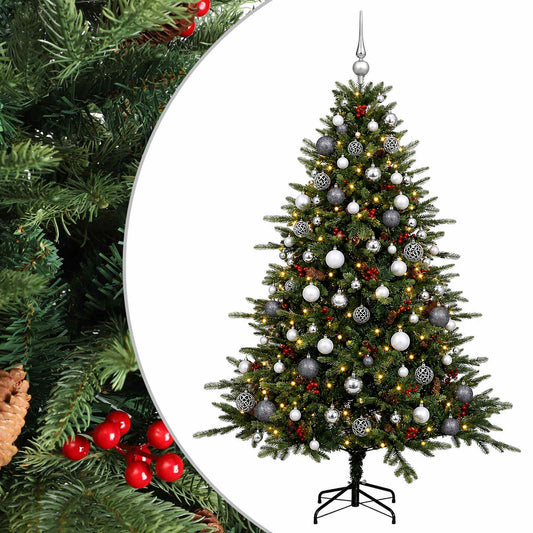 vidaXL Artificial Christmas Tree with Bauble 240 cm 300 LEDs 2
