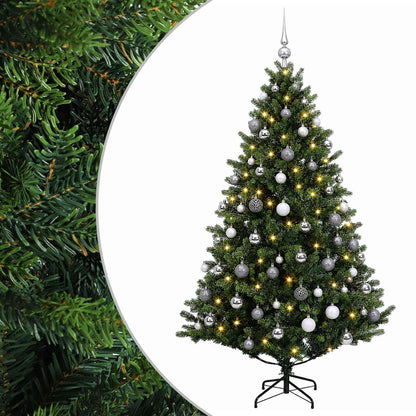vidaXL Artificial Christmas Tree with Bauble 210 cm 300 LEDs 2