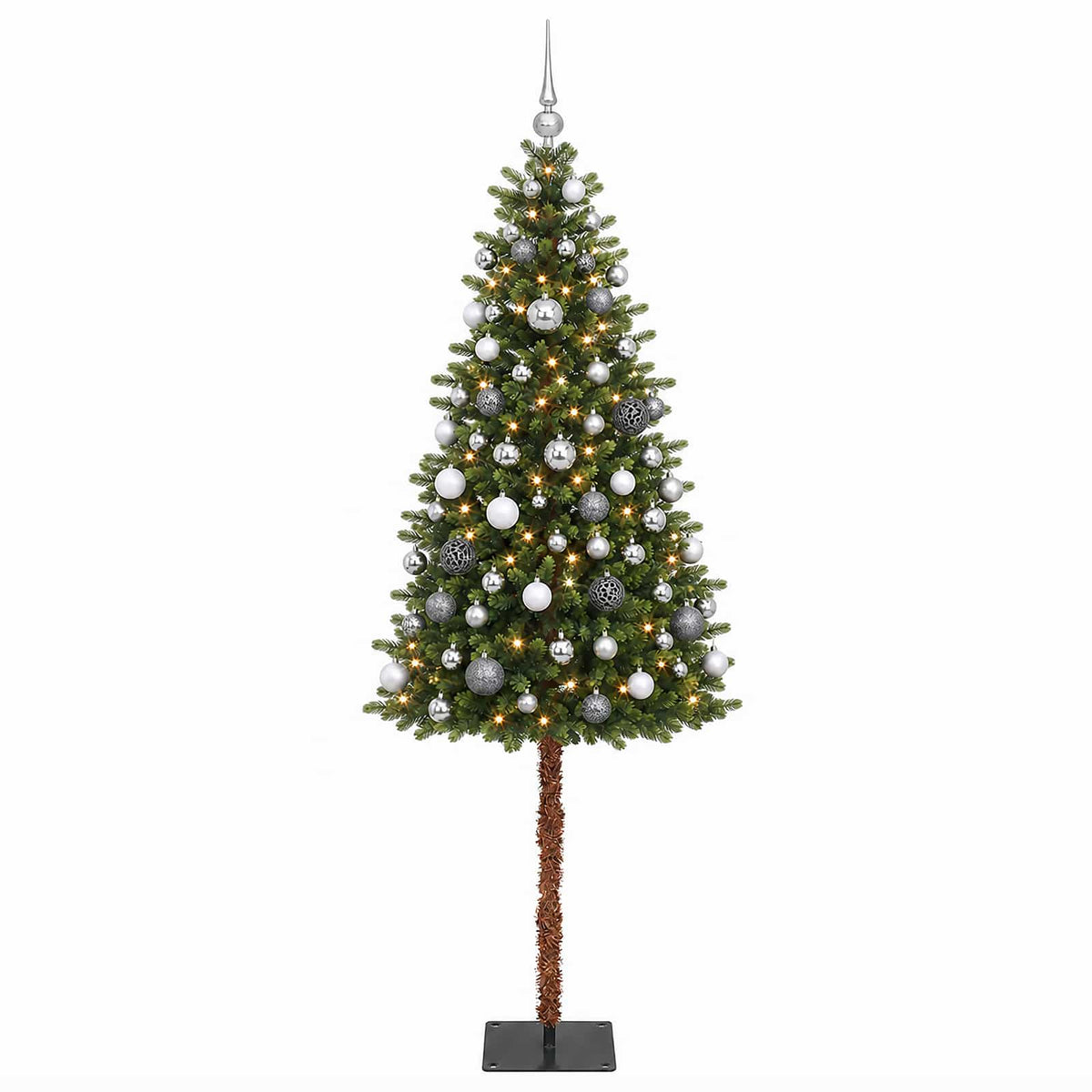 vidaXL Artificial Christmas Tree with Bauble 180 cm 300 LEDs 4