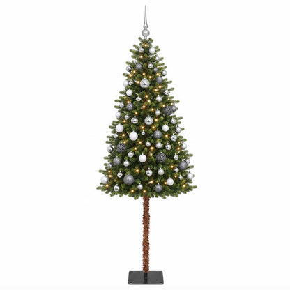 vidaXL Artificial Christmas Tree with Bauble 180 cm 300 LEDs 4