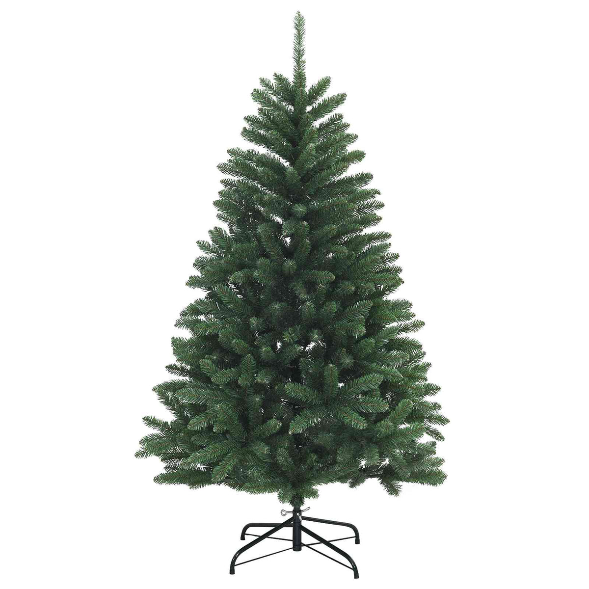 Artificial Christmas Tree Mid-green with Bauble 180 cm 300 LEDs Medium Green Ø 90 x 180 cm with 300 LEDs&white/grey balls