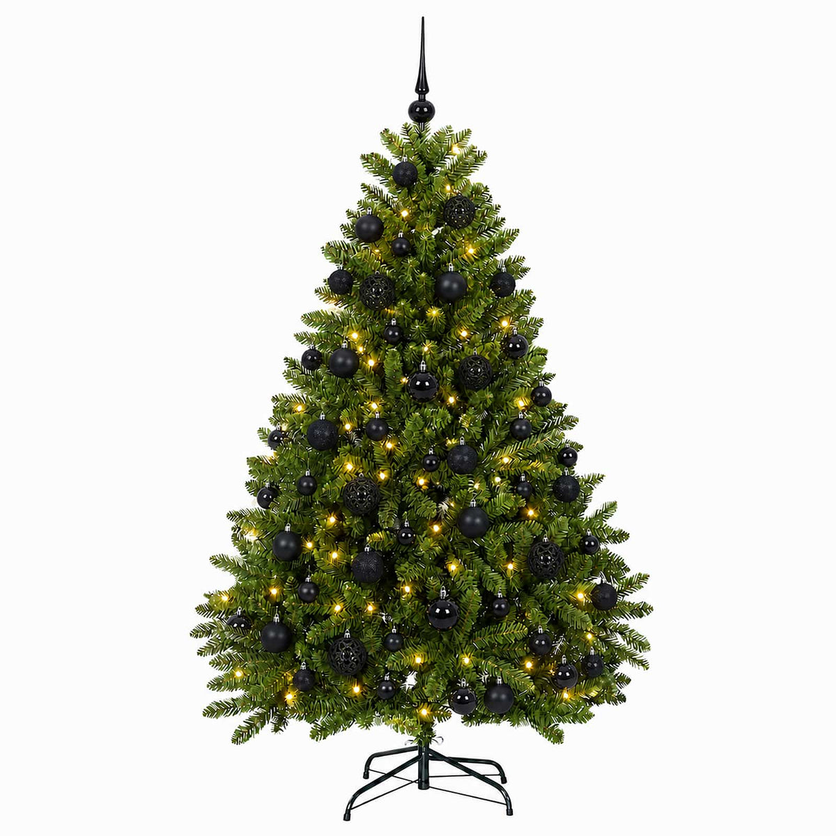 vidaXL Artificial Christmas Tree Light Green with Bauble 270 cm 4