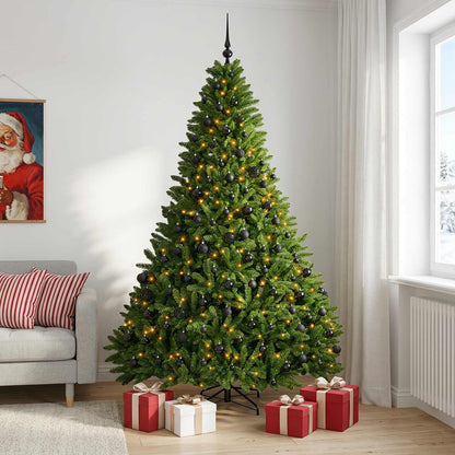 vidaXL Artificial Christmas Tree Light Green with Bauble 270 cm 3