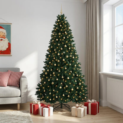 vidaXL Artificial Christmas Tree Dark Green with Bauble 300 cm 3