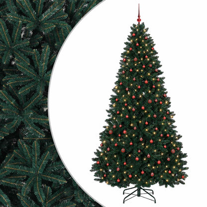 vidaXL Artificial Christmas Tree Dark Green with Bauble 270 cm 2