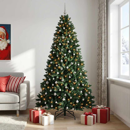 vidaXL Artificial Christmas Tree Dark Green with Bauble 300 cm 3