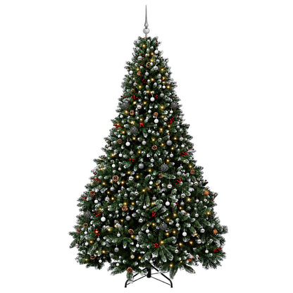 vidaXL Artificial Christmas Tree with Bauble 300 cm 600 LEDs 4