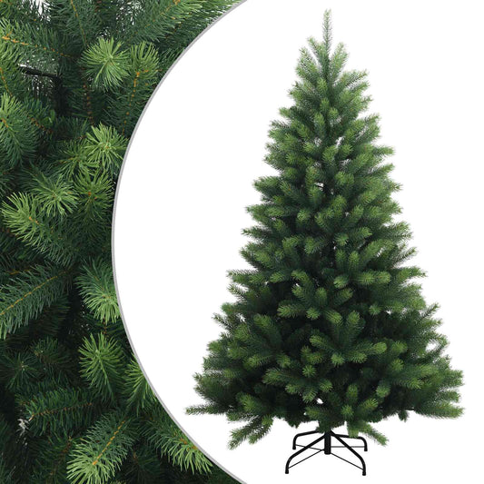 vidaXL Artificial Hinged Christmas Tree 240 cm PVC and Metal Green 2