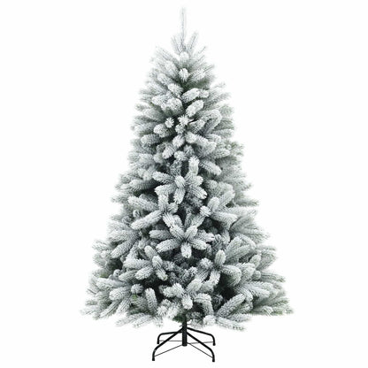vidaXL Artificial Hinged Christmas Tree 180 cm PVC and Metal 3