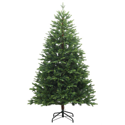 vidaXL Artificial Hinged Christmas Tree 150 cm PVC and Metal Green 3