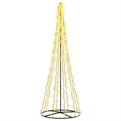 LED Christmas Tree EKENAS 540 LEDs Warm White Steel 285 cm